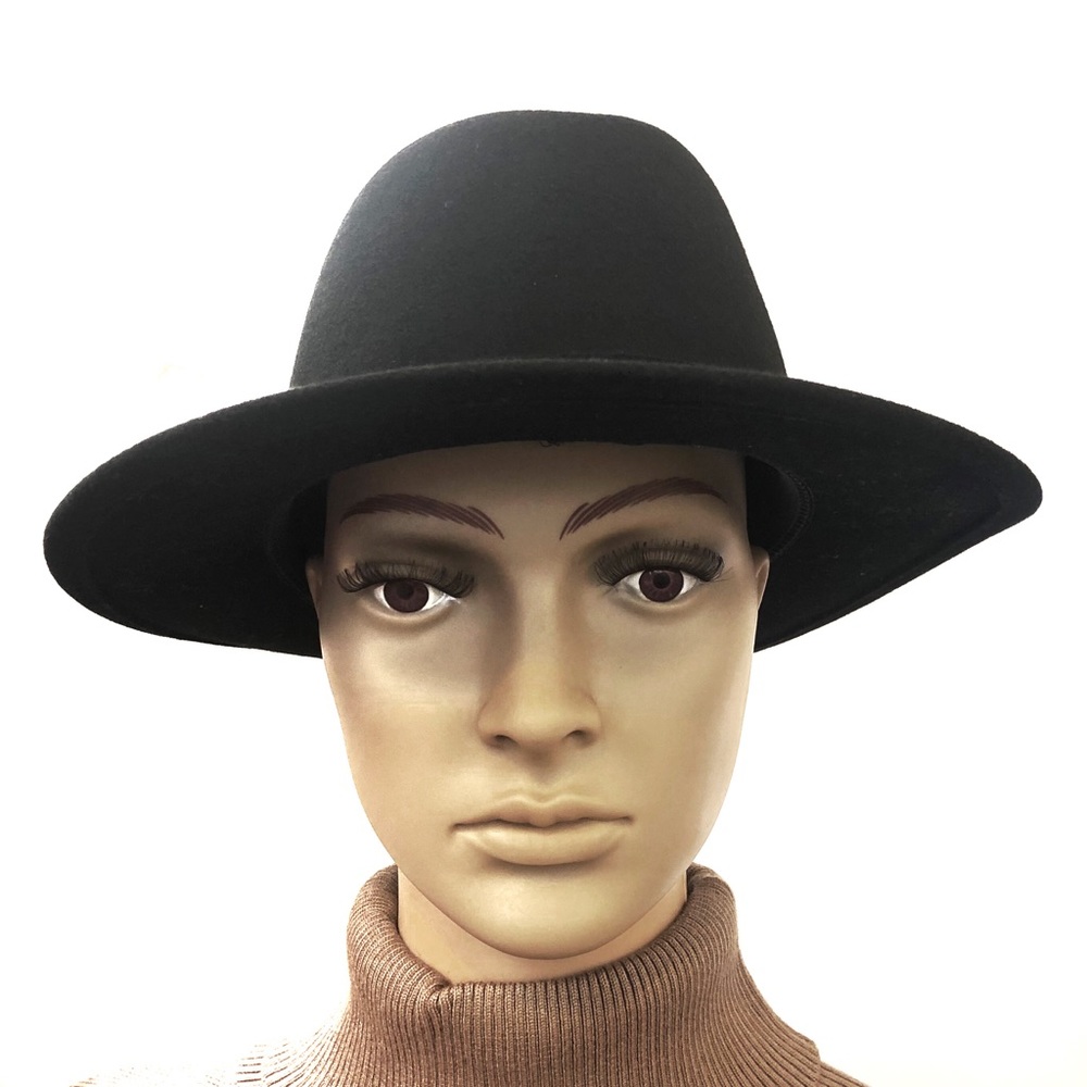 Bailey of Hollywood for J. Crew Women Black Fedora hat Small-Medium
